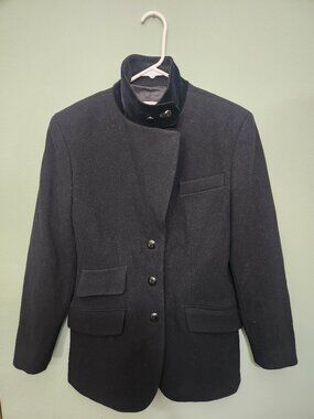 A/X Armani Exchange Dual Function Women Wool Jacket & Coat Made in ITALY, Size 8